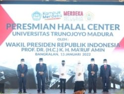 Wabup Sampang Mengapresiasi LPH Halal Center UTM Yang Diresmikan Wapres RI