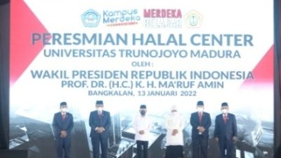 Wabup Sampang Mengapresiasi LPH Halal Center UTM Yang Diresmikan Wapres RI