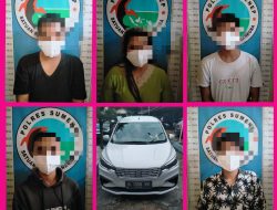Satreskoba Polres Sumenep Menggelandang 5 Tersangka Narkotika.