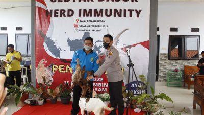 Kapolres Sumenep Menghadiri Kegiatan Gebyar Dasuk Herd Immunity