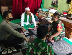 Kapolsek Kangayan Bersama Danposramil Setempat Melakukan Safari Jumat