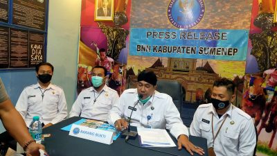 Press Release BNNK Sumenep, Ungkap Kasus Narkoba Di Talango