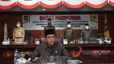 DPRD Sumenep Menggelar Rapat Paripurna Penyampaian Laporan Reses