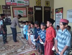 Polsek Kangayan Menggelar Doa Bersama Dengan Santuni Anak Yatim Dan Buka Puasa Bersama