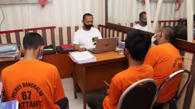 Satreskrim Polres Bangkalan Berhasil Ringkus 3 Pelaku Pencabulan