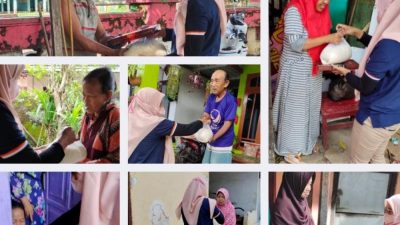 Keluarga Besar Media Mitrabangsa Bagi-bagi Sembako