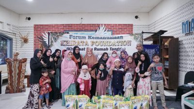 Khidmad Ke 4, FKKF Sumenep Bagi Sembako Kepada Anak Yatim, Difabel Dan Dhu’afa