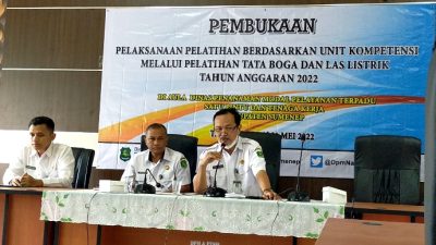 Pemkab Sumenep Mengelar Pelatihan  Kompetensi Tata Boga Dan Las Listrik TA 2022