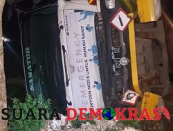 1 Truk Tangki Oleng Akibat Sopir Kehilangan Kendali