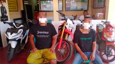 2 Tersangka Sendikat Pencurian Sepeda Motor Diamankan Petugas