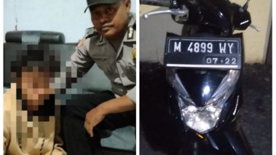 Ketangkap Tangan Masyarakat, 1 Pelaku Diduga Pencuri Diamankan Polisi