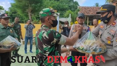Koramil 0827/18 Berikan Surprise Kepada Polsek Kangayan