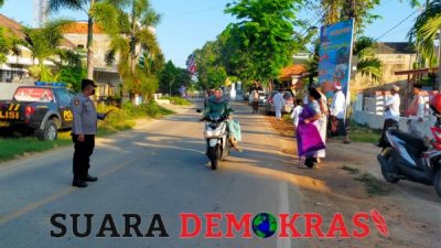 Polsek Kalianget Melakukan Giat Pengamanan Sholat Ied Idul Adha 1443H