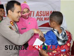 Dalam Rangka Menyambut Hari Jadi Polwan RI ke-74, Polres Sumenep Gelar Bakti Sosial