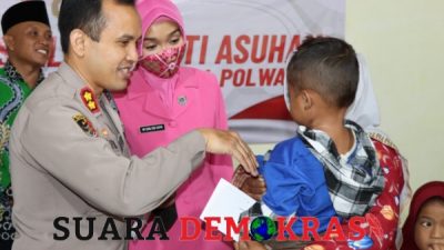 Dalam Rangka Menyambut Hari Jadi Polwan RI ke-74, Polres Sumenep Gelar Bakti Sosial