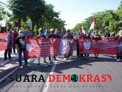 Kasus Terbunuhnya Brigadir J, Pekat IB DPW Jatim Turun Jalan Mendukung Polri