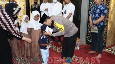 10 Muharram Kapolres Sumenep Gelar Doa Bersama Dan Santunan Yatim Piatu