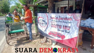 Restu Ibu Tour And Travel Bersama PAC PDIP Kalianget Berbagi Mencari Barokah
