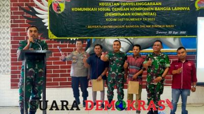 Kodim 0827/Sumenep Menggandeng Media Wujudkan Ketahanan Nasional