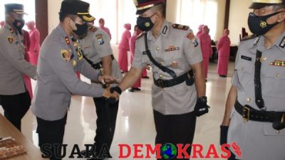 Polres Sumenep Menggelar Sertijab Kapolsek Kalianget dan Kapolsek Bluto
