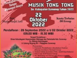 Disbudporapar Akan Menggelar Lomba Musik Tong-tong Se-kabupaten Sumenep