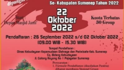 Disbudporapar Akan Menggelar Lomba Musik Tong-tong Se-kabupaten Sumenep