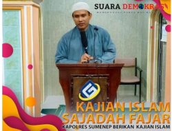 Kapolres Sumenep Galakkan Kajian Islam Sajadah Fajar Dan Santunan Anak Yatim