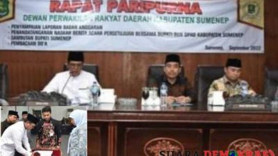 DPRD Sumenep Menggelar Paripurna Guna Untuk Mensejahterakan Masyarakat Sumenep
