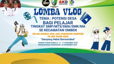 Menyambut Hari Jadi Kota Sampang JOKER Gelar Lomba VLOG