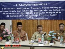 Pemkab Sumenep Melalui DPMD Bersama Lakpesdam NU Menggelar Halaqah BUMDes