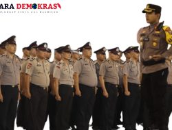 Kapolres Sumenep Gelar Upacara Korp Raport Kenaikan Pangkat