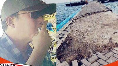 Akses Jalan Dermaga Rusak Menjadi Sorotan