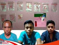 3 Orang Pengguna Dan Pengedar Narkotika Keok Di Polsek Bluto