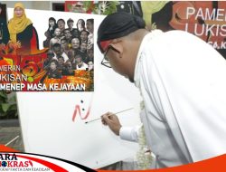 Pembukaan Pameran Lukisan Sumenep Ditandai Goresan Cat Bupati