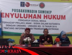 POSBAKUM Sumenep Memberikan Penyuluhan Hukum Sosial Media