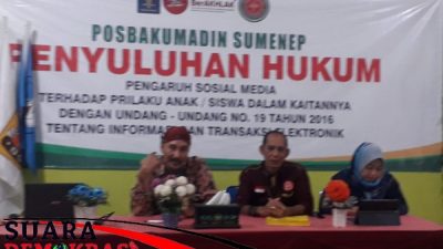 POSBAKUM Sumenep Memberikan Penyuluhan Hukum Sosial Media