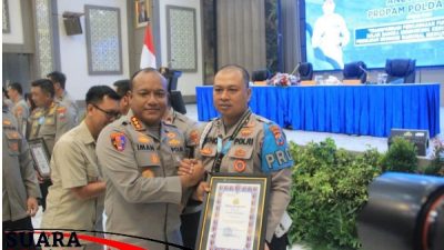 Propam Polres Sumenep Dapat Piagam Penghargaan Dari Polda Jatim