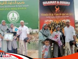 Putri Ketua L-KPK Sampang Melaksanakan Wisuda Al Qur’an Mendapatkan Ucapan Selamat