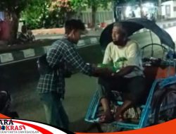 Media Potretrealita.net Menyalurkan Bansos Kasatreskrim Polres Kediri