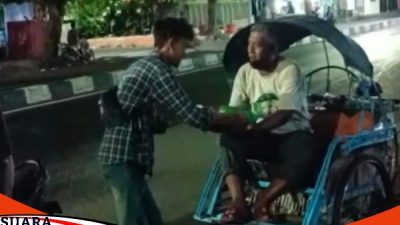 Media Potretrealita.net Menyalurkan Bansos Kasatreskrim Polres Kediri