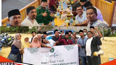 Berkah Ramadhan MKKS Sub Rayon 02 Bagi-bagi Takjil