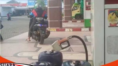 Intel TNI Keluhkan SPBU Mengisi BBM Pada Jerigen