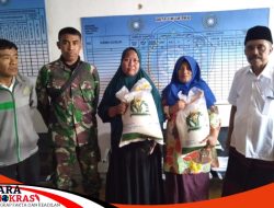 Bansos Pangan Tersalurkan Dengan Tertib Dan Lancar Di Desa Omben