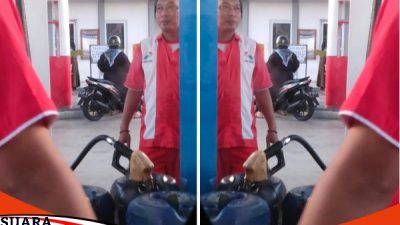 Pelayanan SPBU Kalianget Dikeluhkan Anggota TNI AD