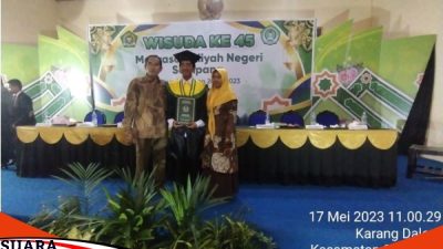 MAN Menggelar Wisuda Ke-45 Menuai Segudang Prestsi
