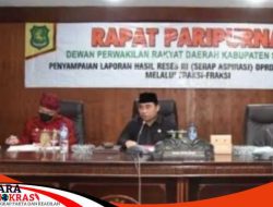 DPRD Sumenep Menggelar Rapat Paripurna Penyampaian Hasil Reses 3