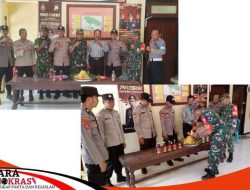 Polsek Kangayan Mendapat Kado Dari Koramil 18/Kangean 