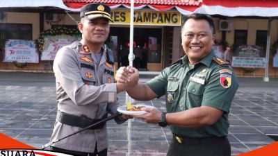 Dandim 0828 Sampang Berikan Surprise Kepada Kapolres