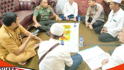 Dandim 0827 Bersama Kapolres Sumenep Menggelar Jumat Curhat