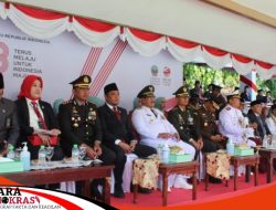 Upacara Pengibaran Bender HUT RI Ke-78 Tahun Dihari Danlanal Batuporong 